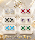 Pure Silver Tops/ Rahat Chandi House/ Price per pair of Tops=Rs 2450