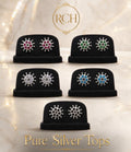 Pure Silver Tops/ Rahat Chandi House/ Price per pair of Tops=Rs 3550