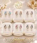 Pure Silver Tops/ Rahat Chandi House/ Price per pair of Tops=Rs 2450
