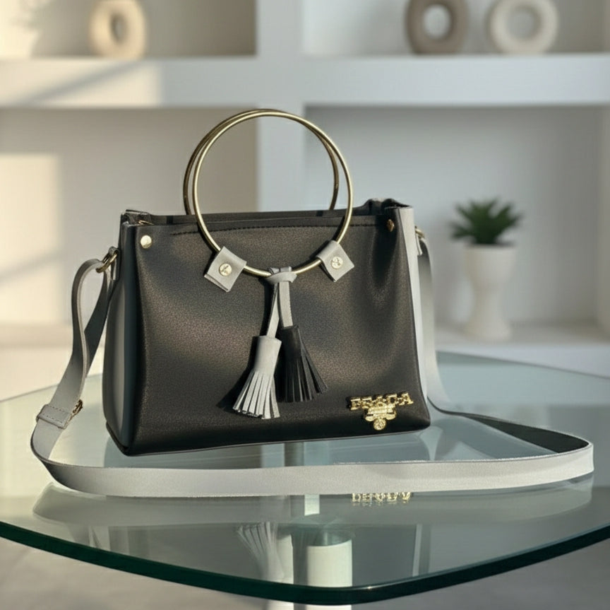 👜 Fashionable Round Handle Bags for Girls – Stand Out in Style/PRADA Brand